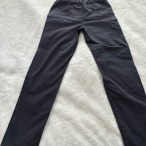 Old Navy Boys Taper Tech Built In Flex Black Pants. Size Lg. (10-12)